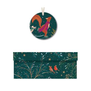 Penny Kennedy Gave ske Jul Grn m. skovens dyr Lille